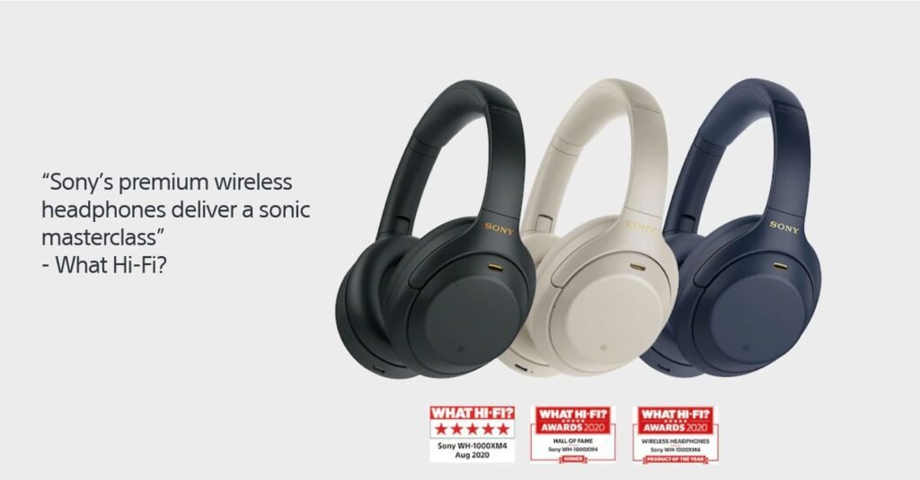 Sony WH1000XM4 Wireless Noise Cancelling Headphones F.S.V. LTD